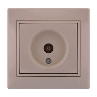 Розетка Mira крем TV проходная 701-0303-129