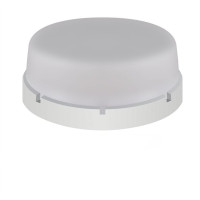 Светильник ERKA 1065-B настенно-потолочный, круглый белый/белый E27 IP 65