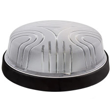 Светильник ERKA 1103-Black настенно-потолочный круглый черный/прозрачный E27 IP 20