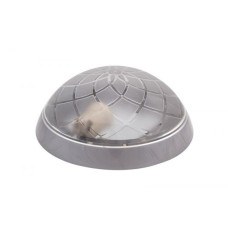 Светильник ERKA 1127-S настенно-потолочный круглый серебро/прозрачный E27 IP 20