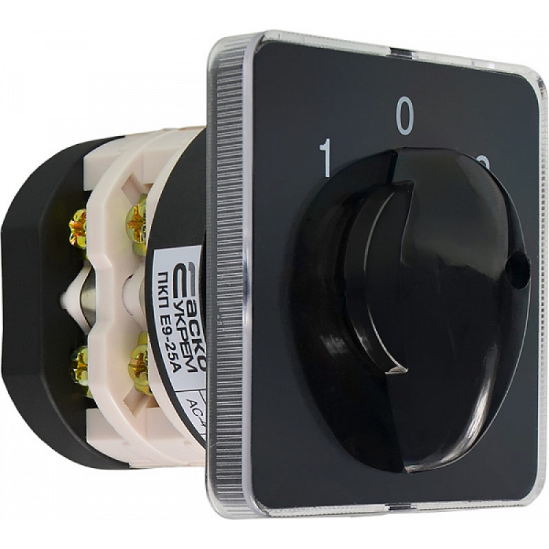 Переключатель пакетный типа ПКП Е9 25А/2.832 (1-0-2) 2 полюса A0110010012