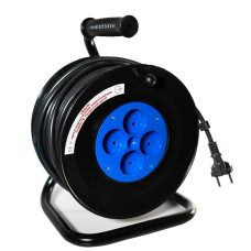 Удлинитель бобинный на катушке 4 г 40 м 2х2,5мм2 Мегатек