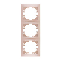 Рамка Mira Перл/Бел.Перамутр 3-я вертикальная 701-3000-153