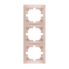 Рамка Mira Перл/Бел.Перамутр 3-я вертикальная 701-3000-153