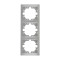Рамка Mira Серебро 3-я вертикальная 701-1000-153