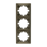 Mira Світ/Кор.Перламутр Рамка 3-а вертикал(10/120) (шт.) 701-3100-153