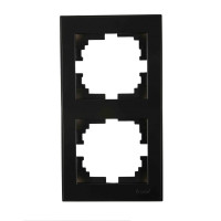 Рамка Rain Антрацит 2-я вертикальная 703-4242-152