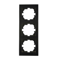 Рамка Rain Антрацит 3-я вертикальная 703-4242-153