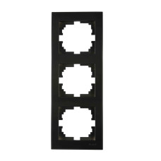 Рамка Rain Антрацит 3-я вертикальная 703-4242-153