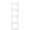 Рамка Mira белый 4-я вертикальная 701-0200-154