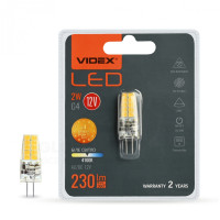 Светодиодная лампа VIDEX G4C 12V 2W G4 4100K (VL-G4C-02124)
