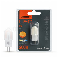 Світлодіодна лампа VIDEX G4e 2W G4 4100K (VL-G4e-02224)