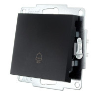 Кнопка звонка Vesna черный 742-4288-103