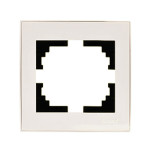 Рамка 1-я Rain Перл.белый 703-3030-146