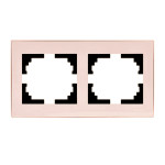 Рамка 2-я горизонтальная Rain Крем 703-0303-147