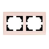 Рамка 2-я горизонтальная Rain Крем 703-0303-147