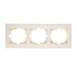 Рамка 3-я горизонтальная Rain Крем 703-0303-148