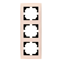 Рамка 3-я вертикальная Rain Крем 703-0303-153