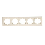 Рамка 5-я горизонтальная Rain Крем 703-0303-150