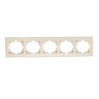 Рамка 5-я горизонтальная Rain Крем 703-0303-150