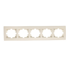 Рамка 5-я горизонтальная Rain Крем 703-0303-150
