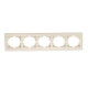 Рамка 5-я горизонтальная Rain Крем 703-0303-150