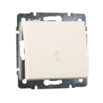 Выключатель Rain Крем 1-кл проходной 703-0388-105