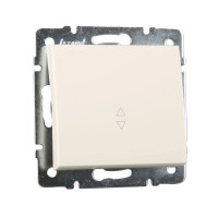 Выключатель Rain Крем 1-кл проходной 703-0388-105