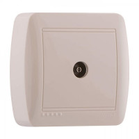 Розетка ТВ конечная крем 711-0300-130 DEMET