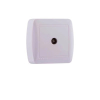 Розетка ТВ краевая белый 711-0200-130 DEMET