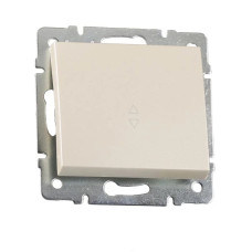 Выключатель 1-кл проходной Rain Перл.белый 703-3088-105