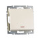 Выключатель 1-кл ж/п Rain Перл.белый 703-3088-111