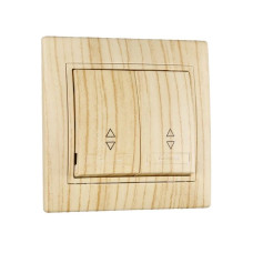 Выключатель Mira дуб отбеленный 2-кл проходной 701-5252-106