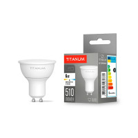 Светодиодная лампа TITANUM MR16 6W GU10 4100K (TLMR1606104)