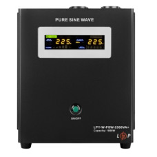Источник бесперебойного питания с правильной синусоидой 24V LPY-W-PSW-2500VA+(1800Вт)10A/20A