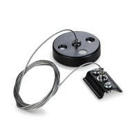 Набор для подвесного монтажа для шинопровода VIDEX черный (VL-TRF-PD-B)