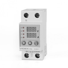 Реле контроля напряжения и тока VIDEX RESIST 145-300В 1-63А (VF-RS-RNT630)