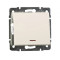 Выключатель Rain Крем 1-кл з/п 703-0388-111