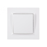 Выключатель 1-кл белый LUXEL 9002 JAZZ