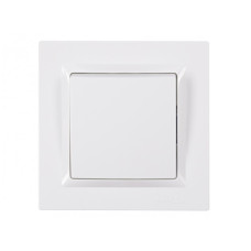 Выключатель 1-кл белый LUXEL 9002 JAZZ