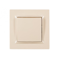 Выключатель 1-кл крем 9302 JAZZ LUXEL