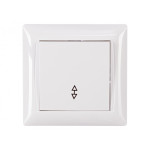 Выключатель 1-кл проходной белый 3015 PRIMERA LUXEL