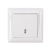 Выключатель 1-кл проходной белый 3015 PRIMERA LUXEL