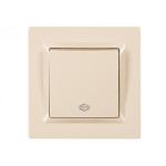 Выключатель 1-кл проходной крем 9315 JAZZ LUXEL