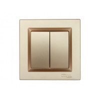 Выключатель 2-кл бронза 9603 JAZZ LUXEL