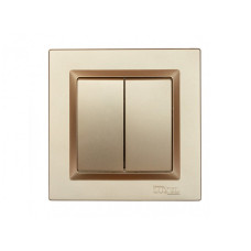 Выключатель 2-кл бронза 9603 JAZZ LUXEL