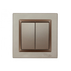 Выключатель 2-кл терракот 9203 JAZZ LUXEL