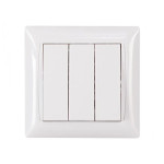 Выключатель 3-кл белый 3013 PRIMERA LUXEL
