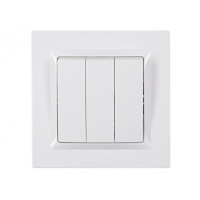 Выключатель 3-кл белый 9013 JAZZ LUXEL