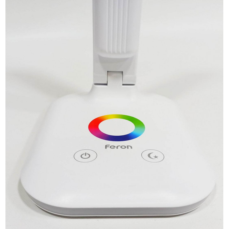 Настольный LED светильник FERON DE1729 9W белый 40068